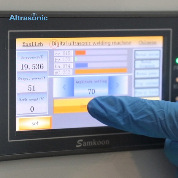 Parameter Setting Of Ultrasonic Plastic Welding Machine