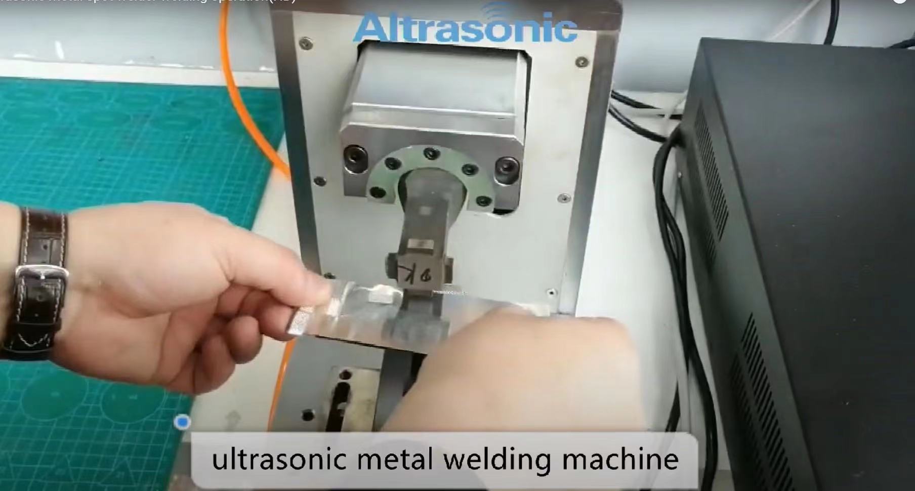 The Application of Ultrasonic Spot Welding Machine for Metal