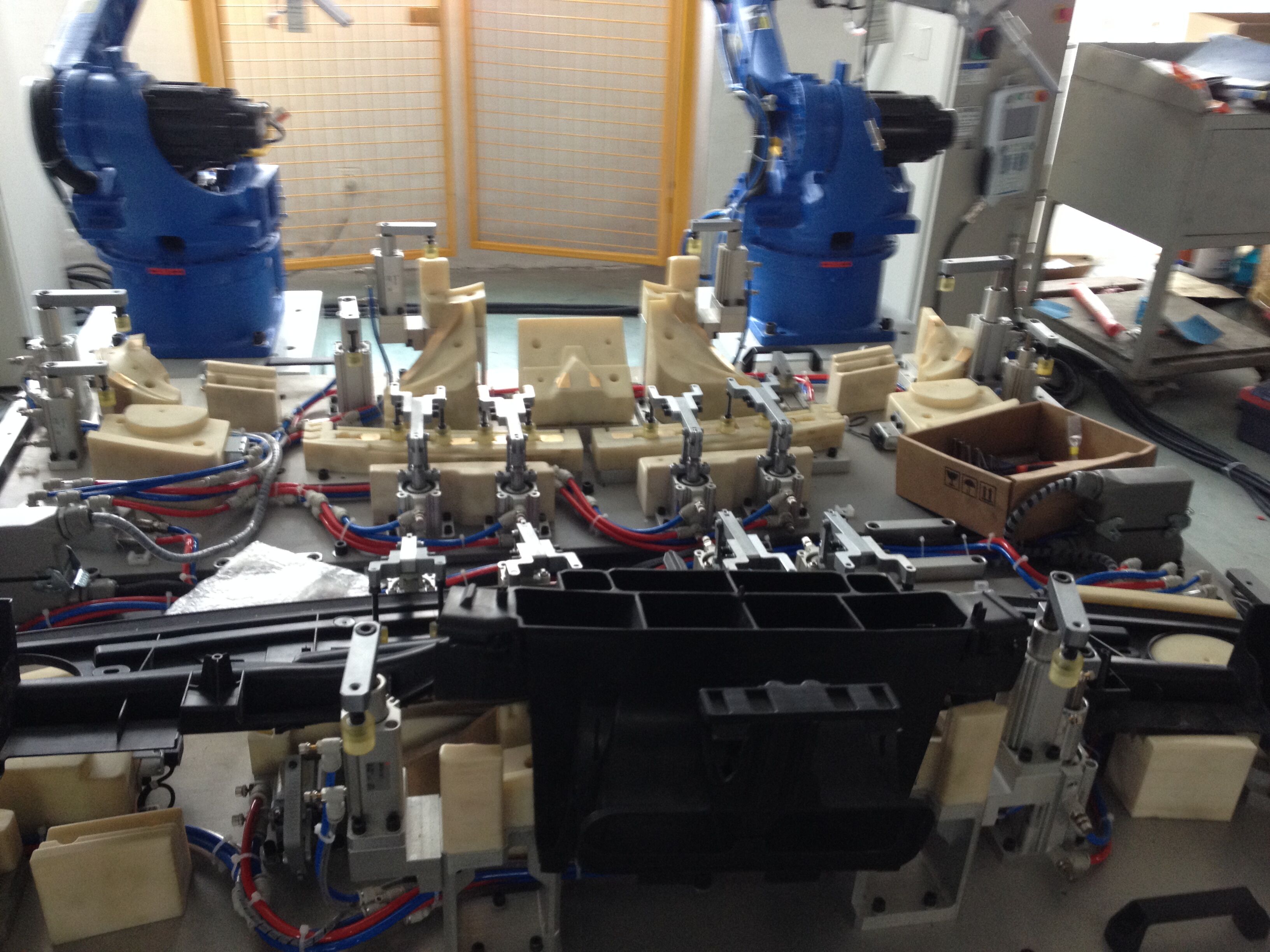 Ultrasonic robotic welding on multiaxis machine